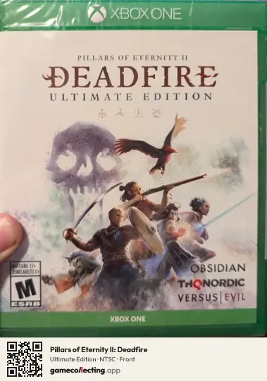 Pillars of Eternity II: Deadfire Xbox One, NTSC box front