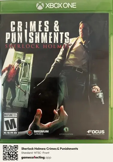 Sherlock Holmes: Crimes & Punishments Xbox One, NTSC box front