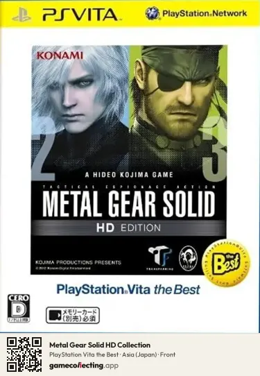Metal Gear Solid HD Collection PlayStation Vita, Asia box front