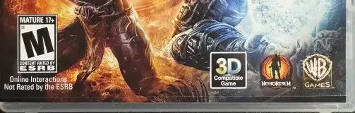 Mortal Kombat, the ESRB box on its front