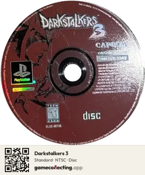 Darkstalkers 3 PlayStation, NTSC disc