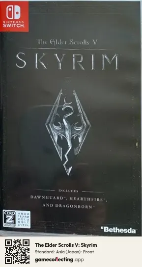 The Elder Scrolls V: Skyrim Nintendo Switch, Asia box front