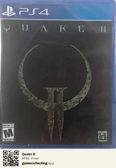 Quake II PlayStation 4, NTSC box front