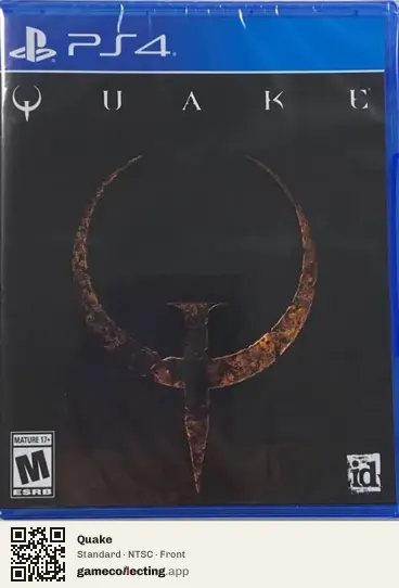 Quake PlayStation 4, NTSC box front