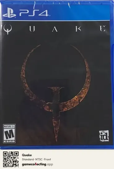 Quake PlayStation 4, NTSC box front