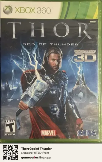 Thor: God of Thunder Xbox 360, NTSC box front