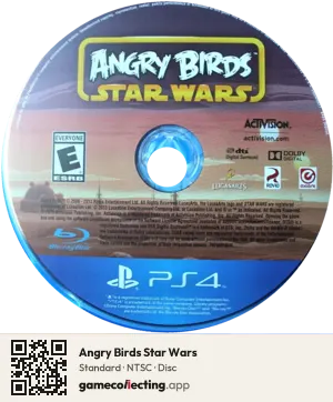 Angry Birds Star Wars PlayStation 4, NTSC disc