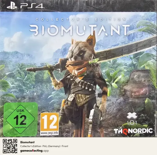 Biomutant PlayStation 4, Germany box front