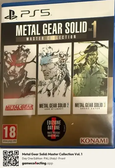Metal Gear Solid: Master Collection Vol. 1 PlayStation 5, Italy box front