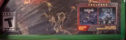 Halo Wars 2, the ESRB box on its front