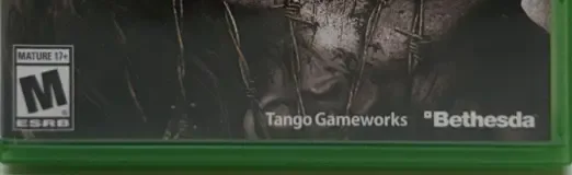 The Evil Within, the ESRB box on its front