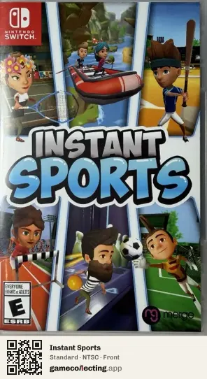 Instant Sports Nintendo Switch, NTSC box front