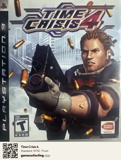 Time Crisis 4 PlayStation 3, NTSC box front