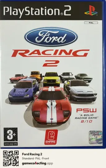 Ford Racing 2 PlayStation 2, PAL box front