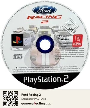 Ford Racing 2 PlayStation 2, PAL disc