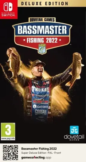 Bassmaster Fishing 2022 Nintendo Switch, PAL box front