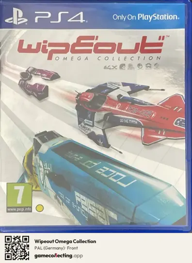 Wipeout Omega Collection PlayStation 4, Germany box front