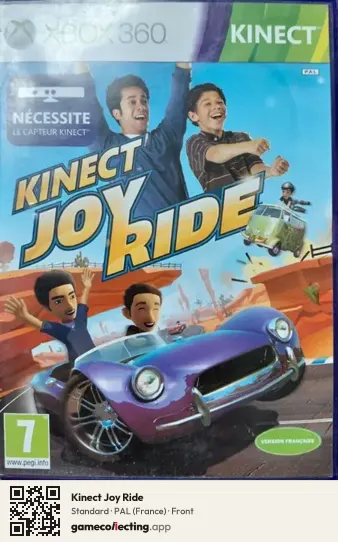 Kinect Joy Ride Xbox 360, France box front