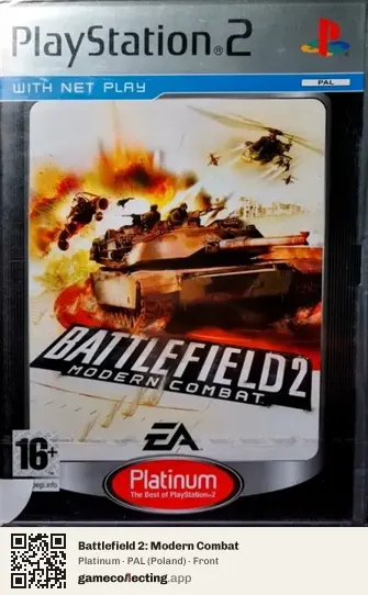 Battlefield 2: Modern Combat PlayStation 2, Poland box front