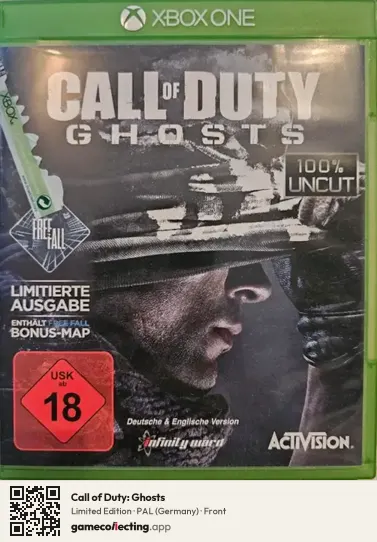 Call of Duty: Ghosts Xbox One, Germany box front