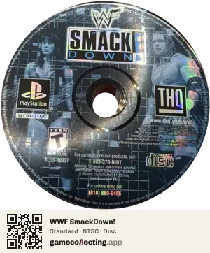 WWF SmackDown! PlayStation, NTSC disc