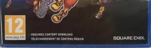 Kingdom Hearts Collection I–III, the PEGI square on its front