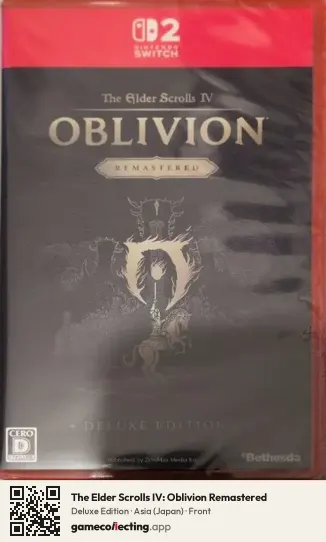 The Elder Scrolls IV: Oblivion Remastered Nintendo Switch 2, Japan box front