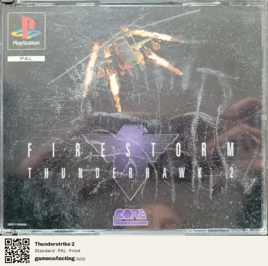 Thunderstrike 2 PlayStation, PAL box front