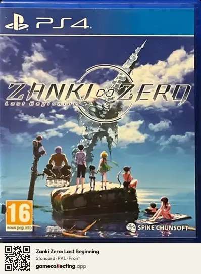 Zanki Zero: Last Beginning PlayStation 4, PAL box front
