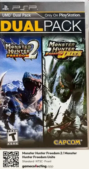 Monster Hunter Freedom 2 / Monster Hunter Freedom Unite PlayStation Portable, NTSC box front
