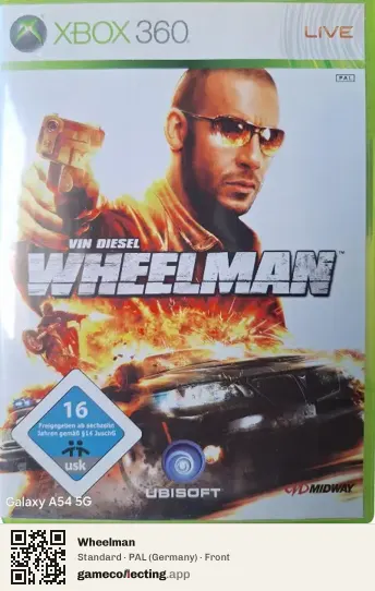 Wheelman Xbox 360, Germany box front