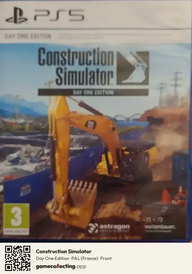 Construction Simulator PlayStation 5, France box front