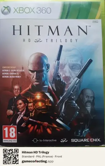 Hitman HD Trilogy Xbox 360, France box front
