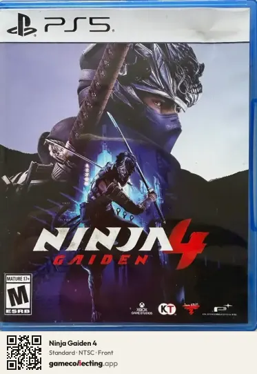Ninja Gaiden 4 PlayStation 5, NTSC box front