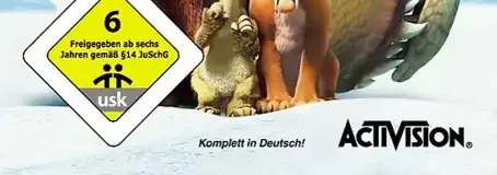 Ice Age: Dawn of the Dinosaurs, the USK square on its front