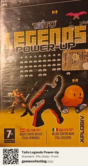 Taito Legends Power-Up PlayStation Portable, Italy box front