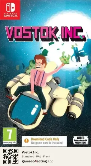Vostok Inc. Nintendo Switch, PAL box front