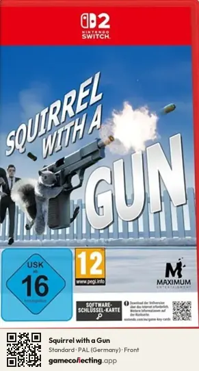 Squirrel with a Gun Nintendo Switch 2, Germany box front