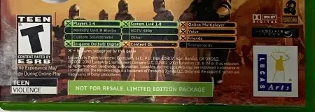 Tetris Worlds, the ESRB box on its front