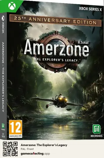 Amerzone: The Explorer's Legacy Xbox Series X, PAL box front