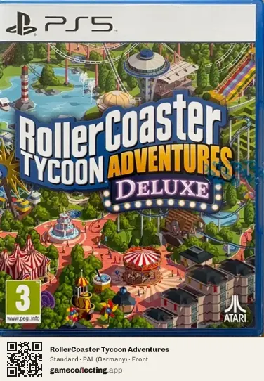 RollerCoaster Tycoon Adventures PlayStation 5, Germany box front