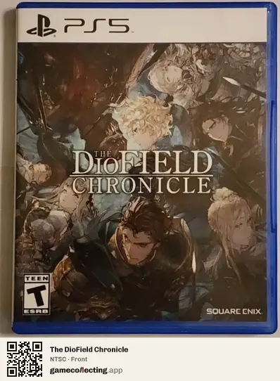 The DioField Chronicle PlayStation 5, NTSC box front