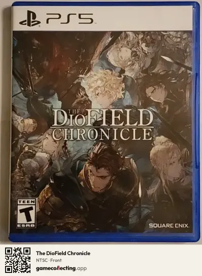 The DioField Chronicle PlayStation 5, NTSC box front