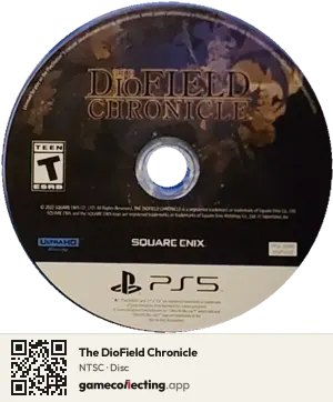 The DioField Chronicle PlayStation 5, NTSC disc