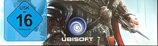 Assassin's Creed: Revelations, the USK square on its front