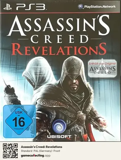 Assassin's Creed: Revelations PlayStation 3, Germany box front