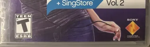 SingStar Vol. 2, the ESRB box on its front