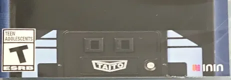 Taito Milestones, the ESRB box on its front