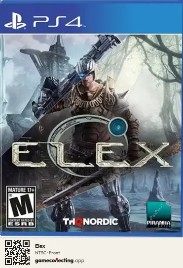 Elex PlayStation 4, NTSC box front