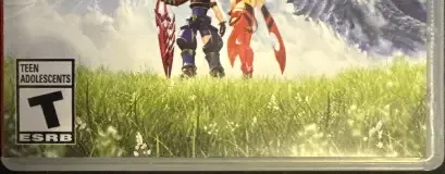Xenoblade Chronicles 2, the ESRB box on its front